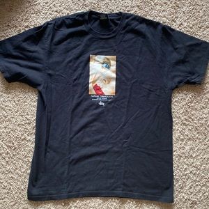 Stussy black t shirt 2017 summer collection size L